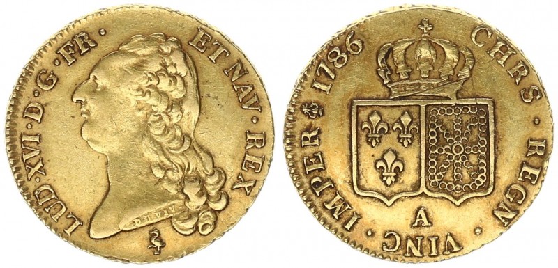 France 2 Louis D'or 1786 A