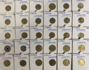 France 1-20 Centimaes; 1/2-10 Franc 1919-1988 Lot of 84 Coins