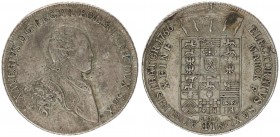 Saxony 1 Conventionsthaler 1766