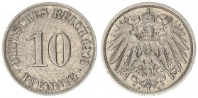 Germany 10 Pfennig 1913 A