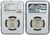 Germany 3 Reichsmark 1925 A Weimar Republic NGC MS 63