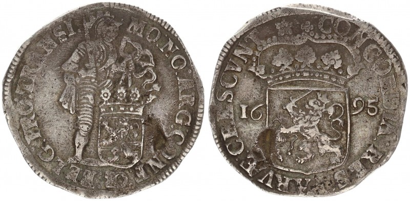 Netherlands 1 Silver Ducat 1695 OVERIJSSEL