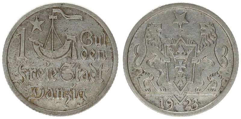 Poland 1 Gulden 1923 Free City Danzig