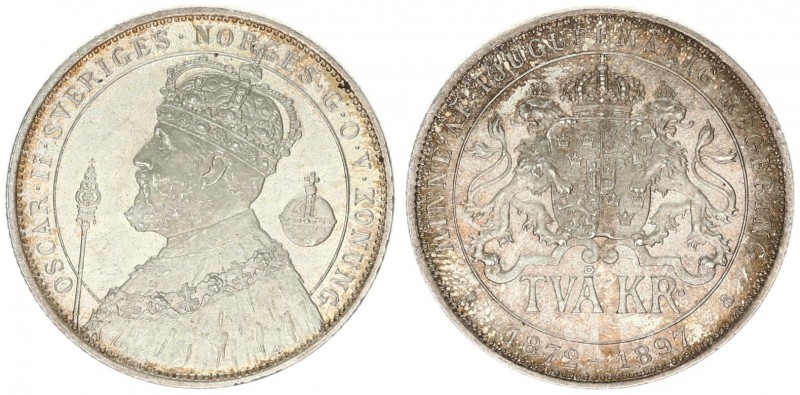 Sweden 2 Kronor 1897 EB