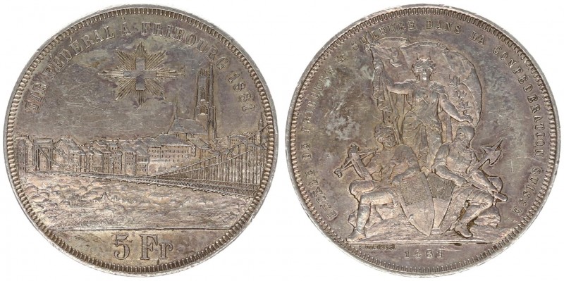 Switzerland 5 Francs 1881