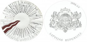Latvia 1 Lats 2007. Rebirth of the State