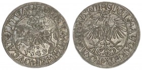 Lithuania half groat (polgrosz) 1549