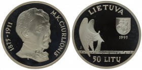 Lithuania 50 Litu 1995. M. K.Čiurlionis