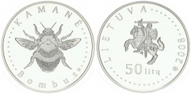 Lithuania 50 Litu 2008. Bumblebee