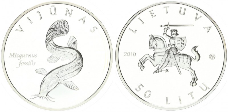 Lithuania 50 Litu 2010. European Weatherfish