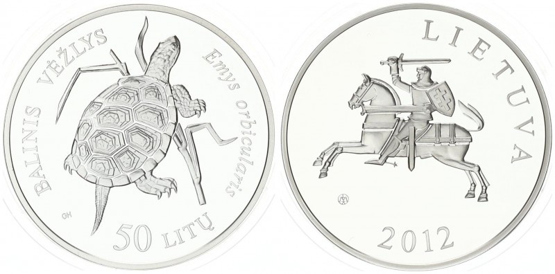 Lithuania 50 Litu 2012. Pond Turtle