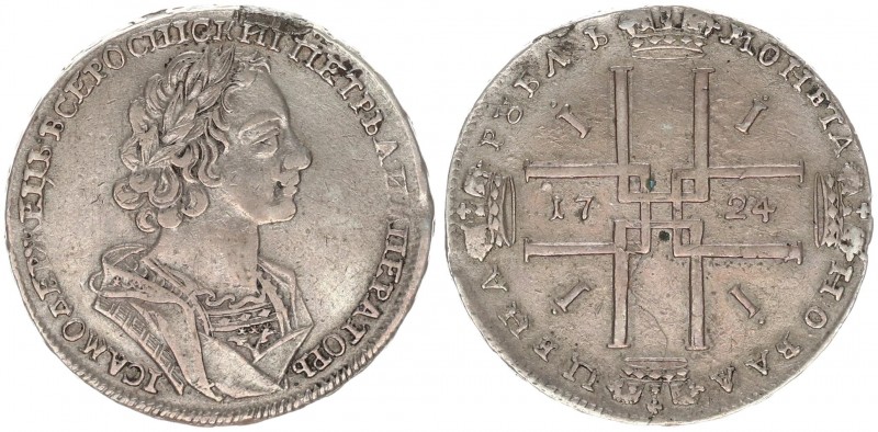 Russian 1 Rouble 1724