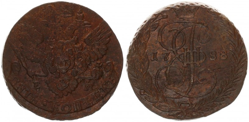 Russia 5 Kopecks 1788 EM