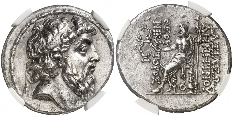 Imperio Seléucida. Demetrio II, Nicator (145-140/129-125 a.C.). Tarso. Tetradrac...