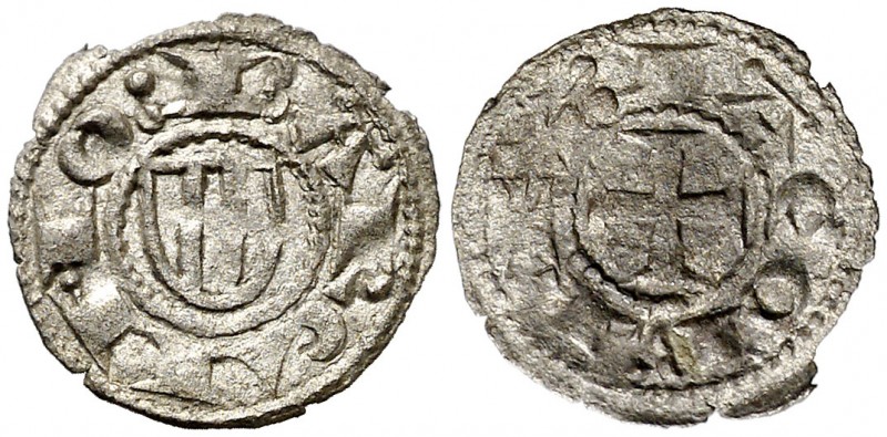 Jaume I (1213-1276). Barcelona. Òbol de doblenc. (Cru.V.S 305) (Cru.C.G 2119). 0...