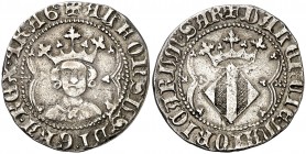 Alfons IV (1416-1458). València. Ral. (Cru.V.S. 864.3) (Cru.C.G. 2907c). 3,19 g. MBC/MBC+.