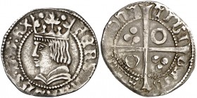 Ferran II (1479-1516). Barcelona. Croat. (Cru.V.S. 1141) (Cru.C.G. 3070a). 3,19 g. MBC.