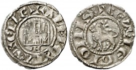 Alfonso X (1252-1284). Murcia. Dinero. (AB. 253.1) (M.M. A10:6.19). 0,90 g. MBC/MBC+.