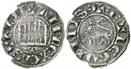 Alfonso X (1252-1284). Toledo. Dinero. (AB. 255) (M.M. A10:6.37). 0,81 g. Cospel ligeramente faltado. Muy escasa. (MBC+).