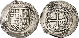 s/d. Felipe II. México. O. 4 reales. (AC. 506). 13,75 g. MBC-.