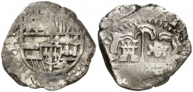 (...)64(...). Felipe IV. Potosí. T. 2 reales. (AC. tipo 239). 6,52 g. Rara. MBC-.