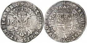 1646. Felipe IV. Bruselas. 1 patagón. (Vti. 1015) (Vanhoudt 645.BS). 28 g. MBC.