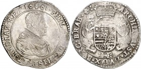 1661. Felipe IV. Amberes. 1 ducatón. (Vti. 1249) (Vanhoudt 642.AN). 32,08 g. MBC.