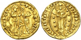 s/d. Italia. Venecia. Pietro Mocenigo (1474-1476). 1 ducado. (Fr. 1237). 3,46 g. AU. Muy rara. MBC.