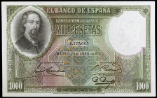 1935. 1000 pesetas. (Ed. C13) (Ed. 362). 25 de abril. Zorrilla. Raro. S/C-.