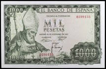 1965. 1000 pesetas. (Ed. D72a) (Ed. 471). 19 de noviembre, San Isidoro. Sin serie. S/C.