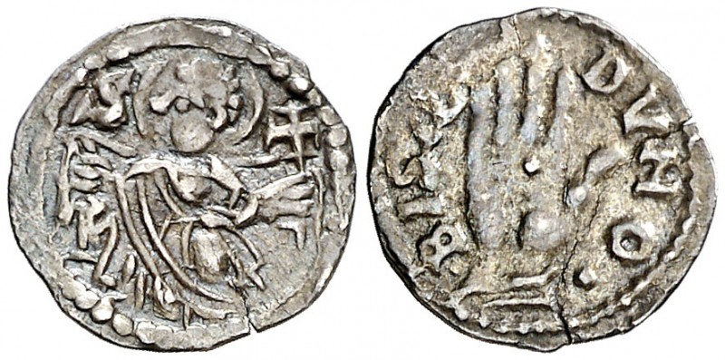 Comtat de Besalú. Guillem II i Bernat (1052-1066). Diner. (Cru.V.S. 85) (Balague...