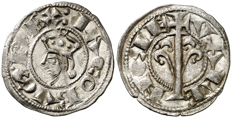 Jaume I (1213-1276). València. Diner. (Cru.V.S. 316) (Cru.C.G. 2129). 0,92 g. Se...