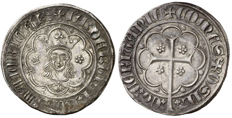 Jaume III de Mallorca (1324-1343). Mallorca. Ral. (Cru.V.S. 555) (Cru.C.G. 2522)...
