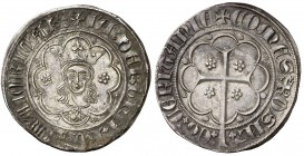 Jaume III de Mallorca (1324-1343). Mallorca. Ral. (Cru.V.S. 555) (Cru.C.G. 2522). 3,73 g. Leves concreciones pero bella. Ex Colección Ramon Llull 26/1...