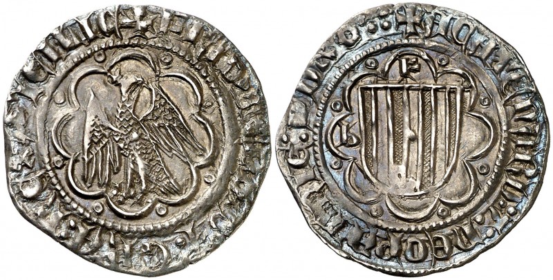 Frederic IV de Sicília (1355-1377). Sicília. Pirral. (Cru.V.S. 646 var) (Cru.C.G...