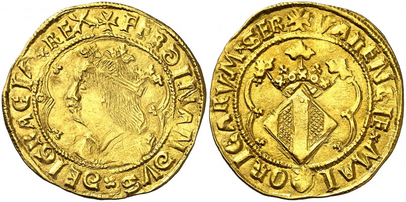 Ferran II (1479-1516). València. Doble ducat. (Cru.V.S. 1205) (Cru.C.G. 3107) (C...