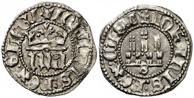 Juan I (1379-1390). Sevilla. Sexto de real. (AB. 543). 0,58 g. Bella. Ex Áureo 18/10/1995, nº 406. Escasa así. EBC.
