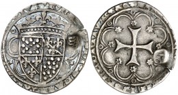 Juan (1441-1479). Navarra. Gros. (Cru.V.S. 271, es un dibujo) (Cru.C.G. 2960, es un dibujo) (R.Ros 3.17.10, este mismo ejemplar) (V.Q. 6009, mismo eje...