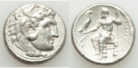 MACEDONIAN KINGDOM. Alexander III the Great (336-323 BC). AR tetradrachm (24mm, 17.01 gm, 12h). VF. Lifetime issue of Salamis, 332-323 BC. Head of Her...