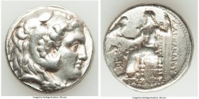MACEDONIAN KINGDOM. Alexander III the Great (336-323 BC). AR tetradrachm (26mm, 16.99 gm, 5h). VF. Posthumous issue of Babylon I mint, under Seleucus ...