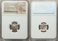 MACEDONIAN KINGDOM. Alexander III the Great (336-323 BC). AR drachm (16mm, 12h). NGC Choice XF. Late lifetime-early posthumous issue of Sardes, ca. 32...