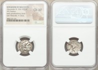 MACEDONIAN KINGDOM. Alexander III the Great (336-323 BC). AR drachm (18mm, 10h). NGC Choice XF. Posthumous issue of Abydus, ca. 310-301 BC. Head of He...