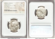 ATTICA. Athens. Ca. 440-404 BC. AR tetradrachm (24mm, 17.15 gm, 3h). NGC MS 4/5 - 4/5. Mid-mass coinage issue. Head of Athena right, wearing crested A...