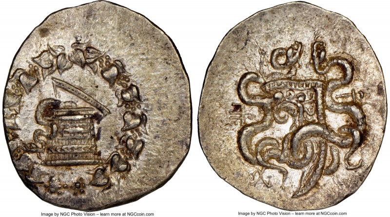 MYSIA. Pergamum. Ca. 180/167-133 BC. AR cistophorus (31mm, 12.83 gm, 11h). NGC C...