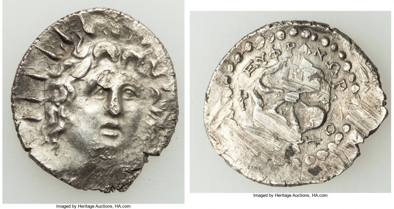 CARIAN ISLANDS. Rhodes. Ca. 84-30 BC. AR drachm (22mm, 4.19 gm, 12h). AU, scuffs...