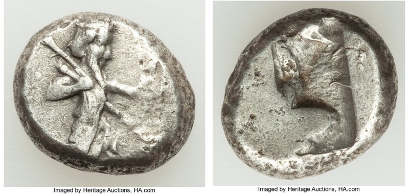 ACHAEMENID PERSIA. Darius I-Xerxes II (ca. 485-480 BC). AR siglos (20mm, 5.48 gm...