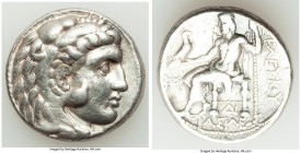 SELEUCID KINGDOM. Seleucus I Nicator (312-280 BC). AR tetradrachm (27mm, 17.05 gm, 10h). About VF. Seleucia I (first workshop), ca. 300-296 BC. Head o...