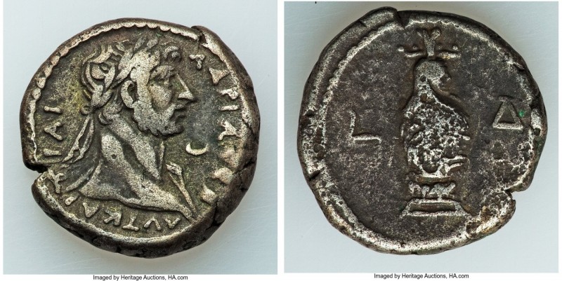 EGYPT. Alexandria. Hadrian (AD 117-138). BI tetradrachm (25mm, 13.18 gm, 11h). F...