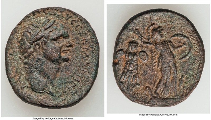 JUDAEA. Caesarea Maritima. Roman Administration. Domitian (AD 81-96). AE (28mm, ...