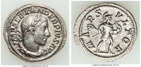 Severus Alexander (AD 222-235). AR denarius (20mm, 3.04 gm, 1h). Choice XF. Rome, ca. AD 231-235. IMP ALEXANDER PIVS AVG, laureate, draped bust of Sev...